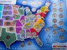 Купить США Полный набор 25 центов (квотер) 1999-2009гг (P, D)  из серии "Штаты и Территории" (56 монет в альбоме)