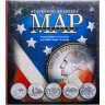 Купить США Полный набор 25 центов (квотер) 1999-2009гг (P, D)  из серии "Штаты и Территории" (56 монет в альбоме)
