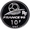 Купить Франция 10 франков (francs) 1997 Чемпионат мира по футболу 1998 - Германия 1954, 1974, 1990
