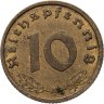 Купить Германия, Третий рейх 10 рейхспфеннигов (reichspfennig) 1939
