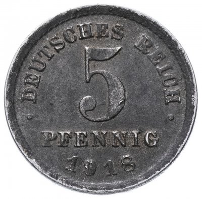 купить Германия 5 пфеннигов 1915-1922