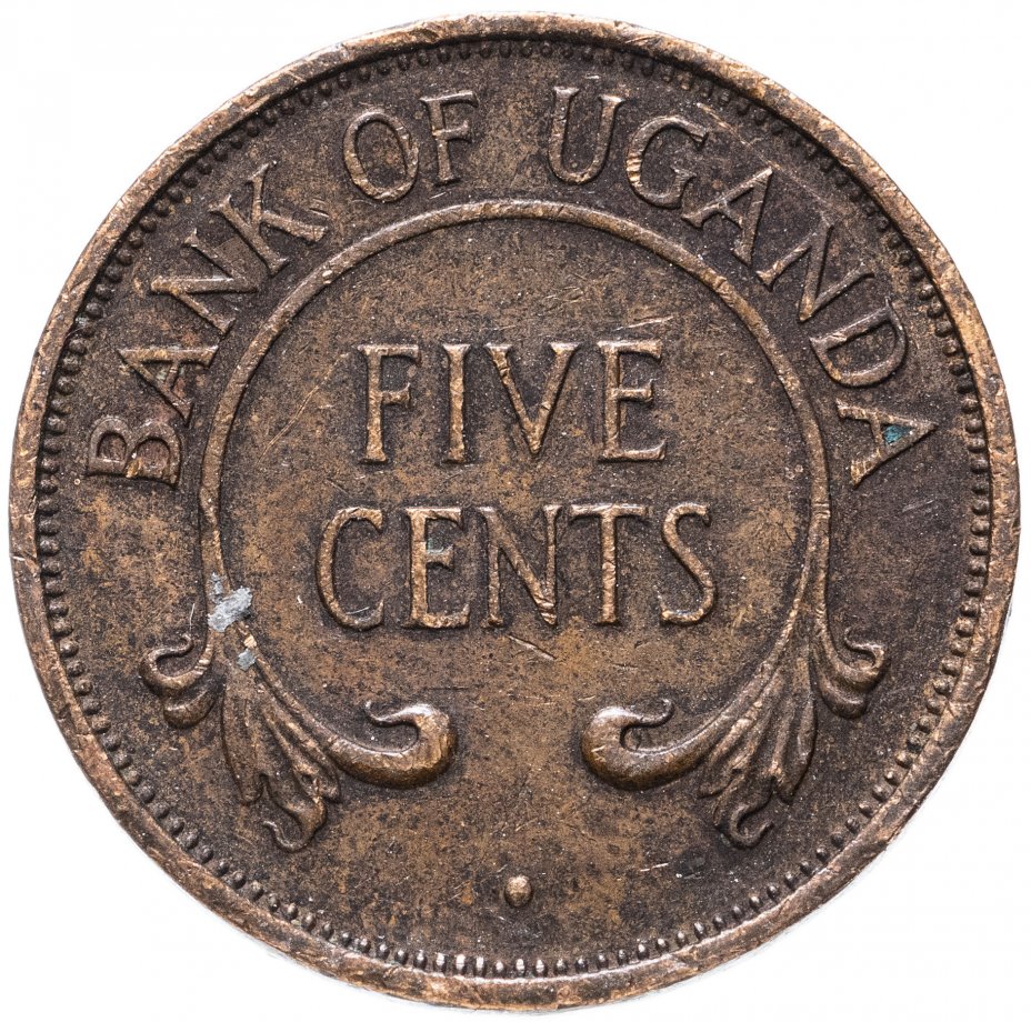 купить Уганда 5 центов (cents) 1966