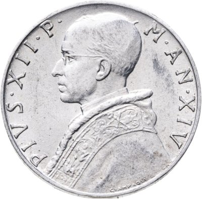 купить Ватикан 10 лир (lire) 1952
