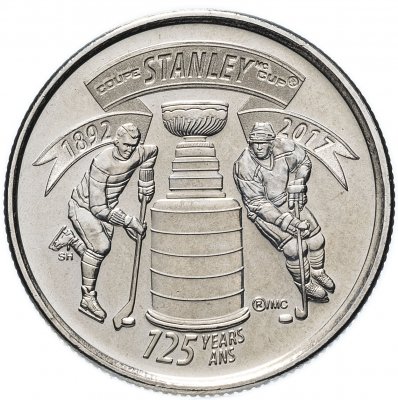 купить Канада 25 центов 2017 "Кубок Стенли"