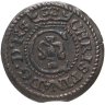 Купить Шведская Ливония 1 солид 1632-1654, королева Кристина