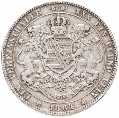купить Саксония 1 талер 1864