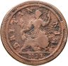 Купить Великобритания 1/2 пенни 1724