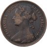 Купить Великобритания 1/2 пенни (penny) 1880
