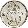 Купить Швеция 25 эре 1977