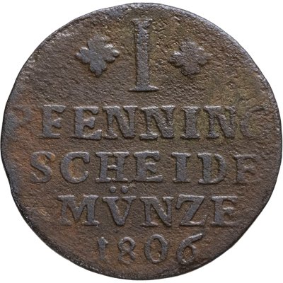 купить Брауншвейг-Вольфенбюттель 1 пфенниг 1806