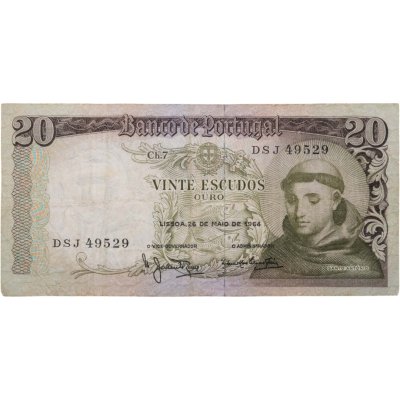 купить Португалия 20 эскудо 1964