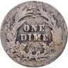 Купить США 10 центов (дайм, one dime) 1903 Barber Dime Без отметки монетного двора