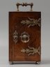 Купить Сейф для ювелирных изделий, металл, красное дерево, ткань, 1900-1910 гг.