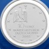 Купить Германия 10 евро 2002 "Художественная выставка "Documenta Kassel" в блистере с марками