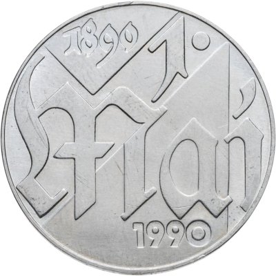 Купить Германия (ГДР) 10 марок (mark) 1990 "100 лет Дню международной солидарности трудящихся"