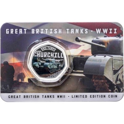купить Соломоновы Острова 50 центов 2025 "Танки Второй мировой войны - "Черчилль"" в коинкарте