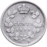 Купить Канада 5 центов (cents) 1899