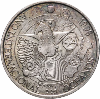 купить Португалия 1000 эскудо (escudos) 1998 "Международный год океанов на Экспо'98"