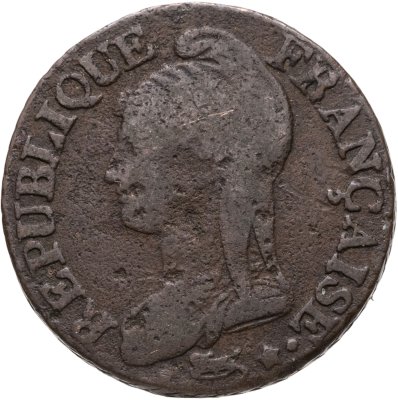 купить Франция 5 сантимов 1797, монетный двор А - Париж