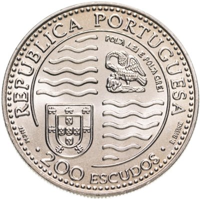 купить Португалия 200 эскудо (escudos) 1995 "500 лет со дня смерти Жуана II"