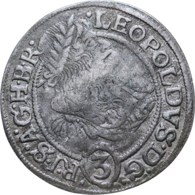 купить Австрия 6 крейцеров 1670