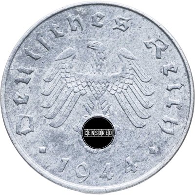 купить Германия, Третий рейх 10 рейхспфеннигов (reichspfennig) 1944, "А"