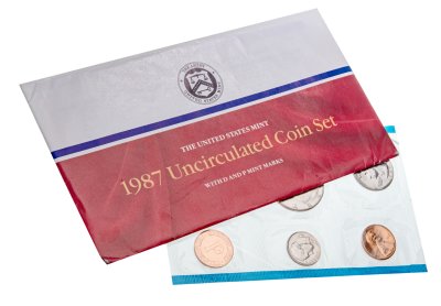 Купить США годовой набор из 6 монет 1987