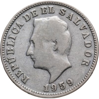 купить Сальвадор 5 сентаво (centavos) 1959