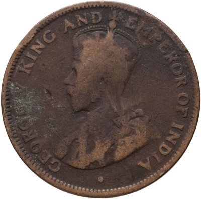 купить Британский Гондурас 1 цент (cent) 1918