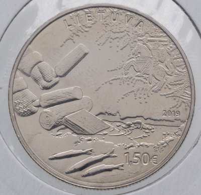 купить Литва 1,5 евро 2019 Ловля корюшки