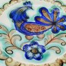 Купить Блюдо настенное "Птица", автор Вера Григорьевна Филянская (1900-1982 гг.), фаянс, роспись, Конаковский фаянсовый завод им. М.И. Калинина (ЗиК Конаково), СССР, 1974-1990 гг.