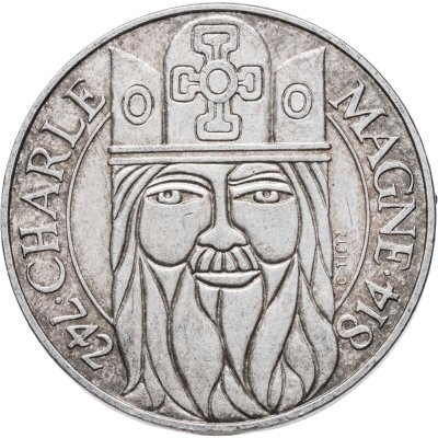 купить Франция 100 франков (francs) 1990 "Карл Великий"