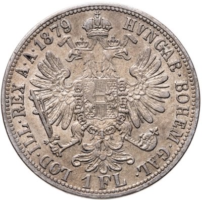 купить Австрия 1 флорин (florin) 1879 Франц-Иосиф