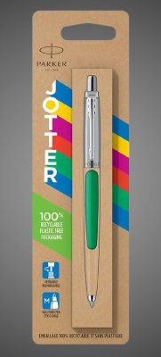 купить Шариковая ручка Parker Jotter ORIGINALS GREEN CT, стержень: Mblue ЭКО-УПАКОВКА, Металлы: нержавеющая сталь, пластик, 2026 г.