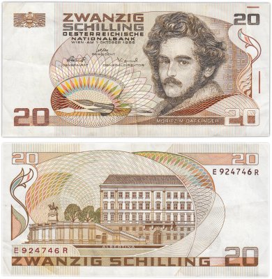 купить Австрия 20 шиллингов 1986 года P-148