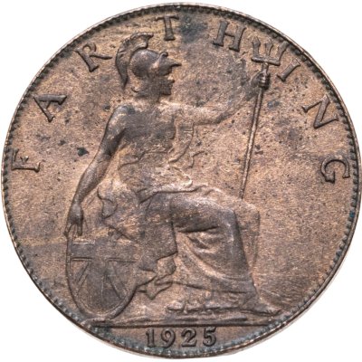 купить Великобритания 1 фартинг (farthing) 1925