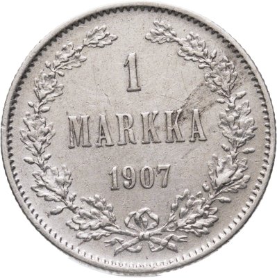 купить 1 марка 1907 L Российская Финляндия