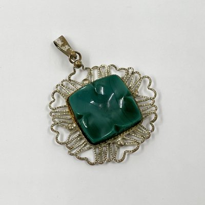 купить Кулон винтажный, металл, пластик, металл, пластик, СССР, 1970-1990 гг.