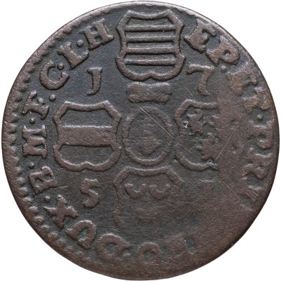 купить Бельгия, Льеж 1 лиард 1751 Иоганн Теодор Баварский