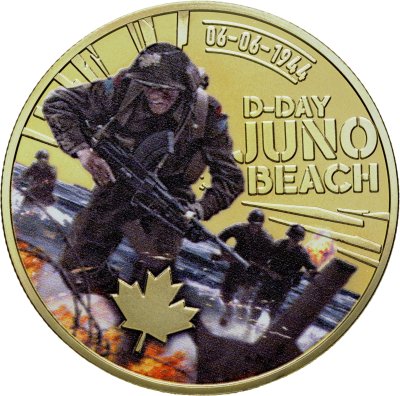 купить Соломоновы Острова 50 центов 2024 "D-Day - Джуно-Бич"