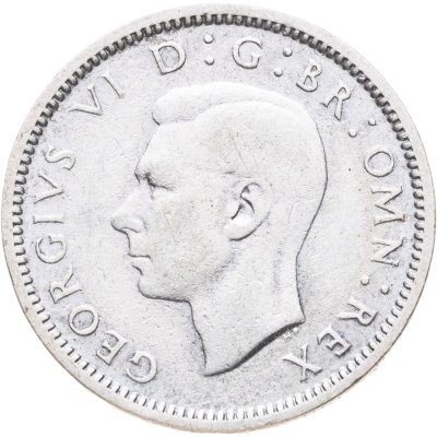 купить Великобритания 6 пенсов (pence) 1945