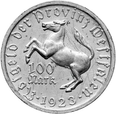 купить Германия, Вестфалия 100 марок 1923 нотгельд