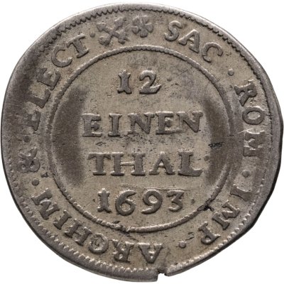 купить Германия Саксония 1/12 талера (thaler) 1693