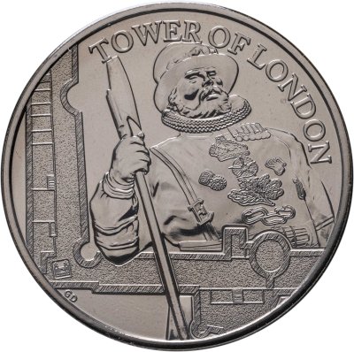 купить Великобритания 5 фунтов 2019 "Лондонский Тауэр - Бифитеры" в буклете