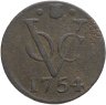 Купить Голландская Ост-Индия 1 дуит 1754