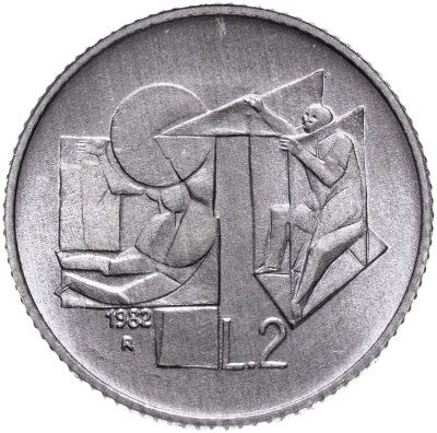 купить Сан-Марино 2 лиры 1982 "Социальные достижения"