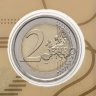 Купить Сан-Марино 2 евро 2022 "40 лет Флаги и музыка" блистер