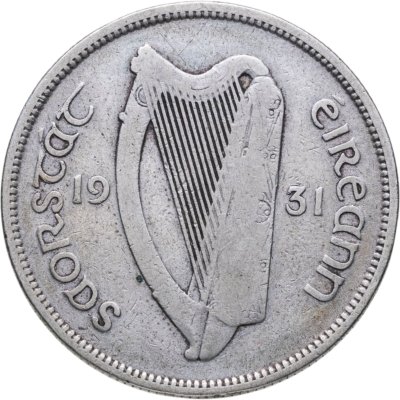купить Ирландия 2 шиллинга (флорин, shillings) 1931