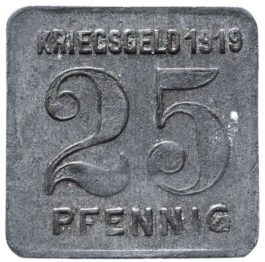 купить Германия (Динслакен) нотгельд  25 пфеннигов 1919