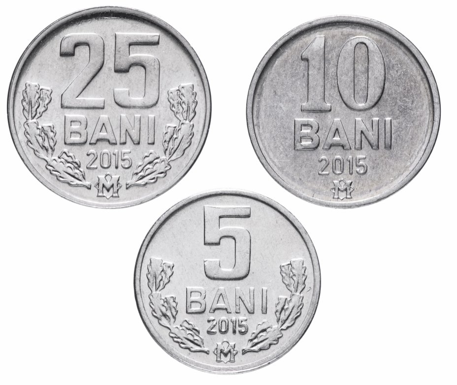 купить Молдавия набор из 3 монет 2015 года
